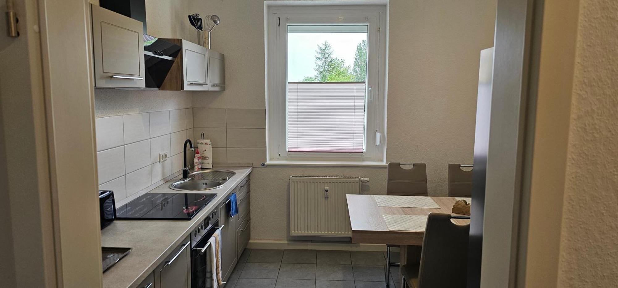 Private Ferienwohnung Seestadt Grossraeschen Buitenkant foto