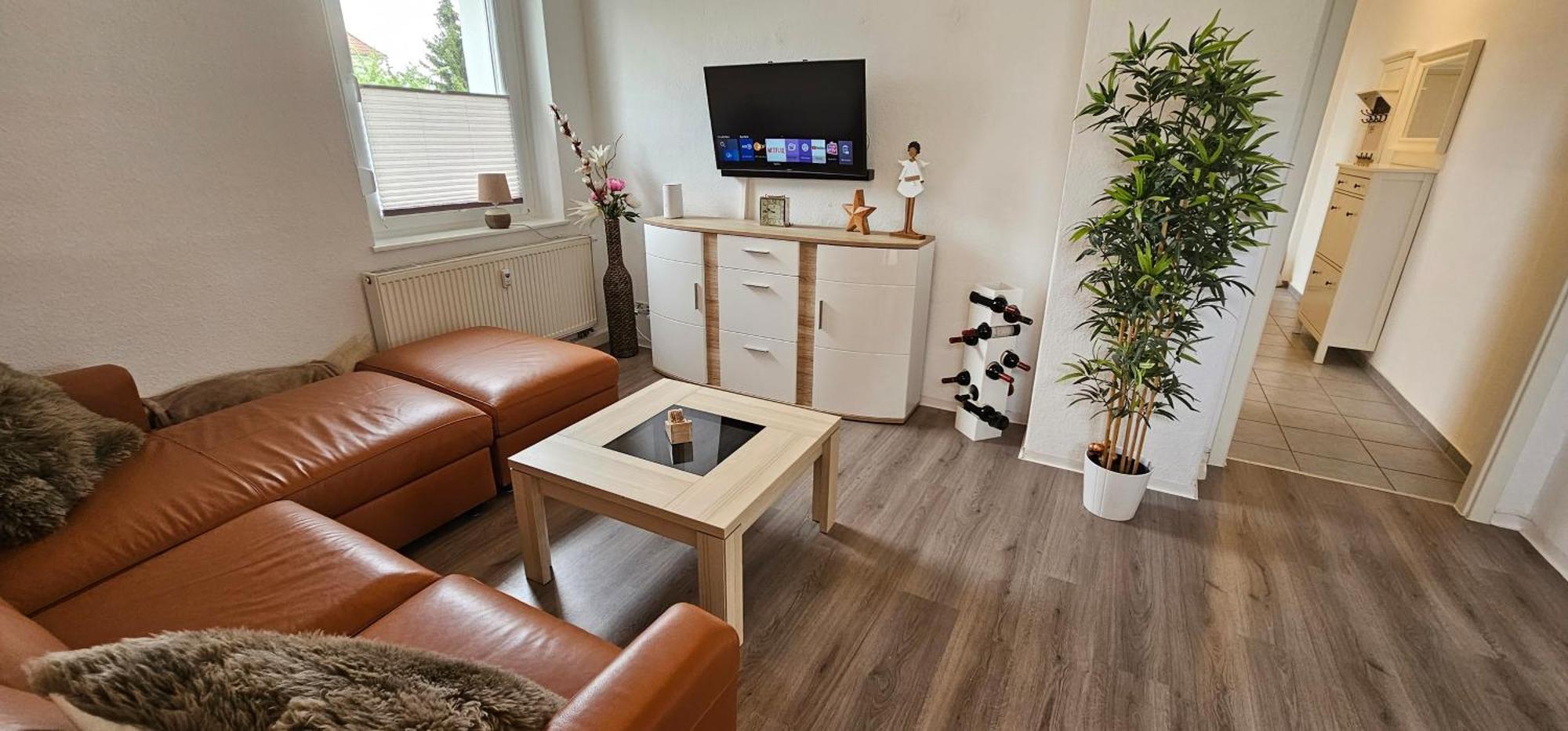 Private Ferienwohnung Seestadt Grossraeschen Buitenkant foto